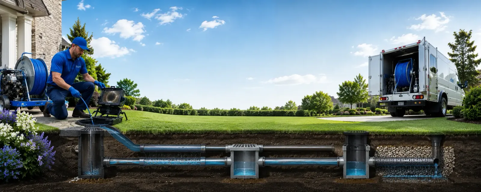 Outdoor drain cleaning information for Berryton, KS